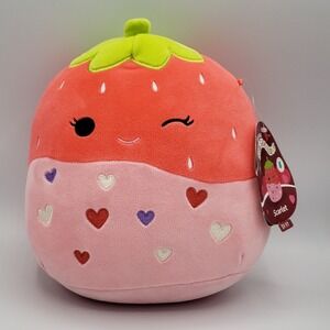 Squishmallow 8" SCARLET STRAWBERRY DIPPED Valentine's PLUSH
